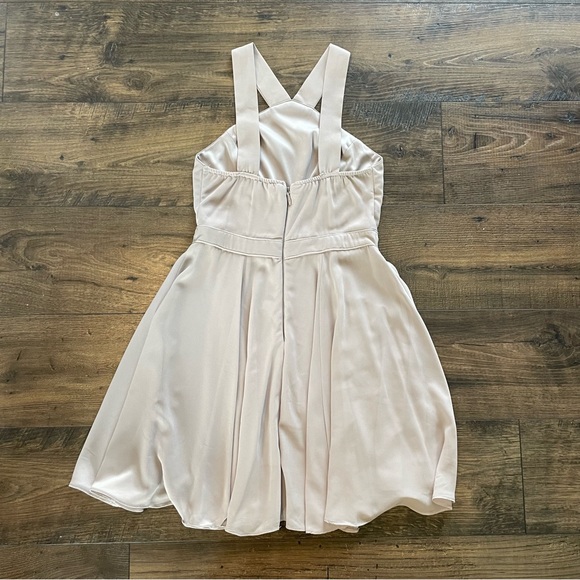 Lulus Forevermore Skater Gray Dress Size S - Picture 3 of 8